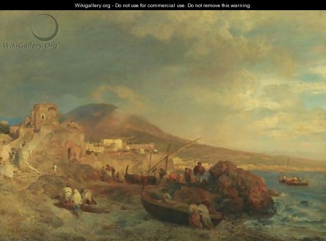 The Bay Of Naples 3 - Oswald Achenbach
