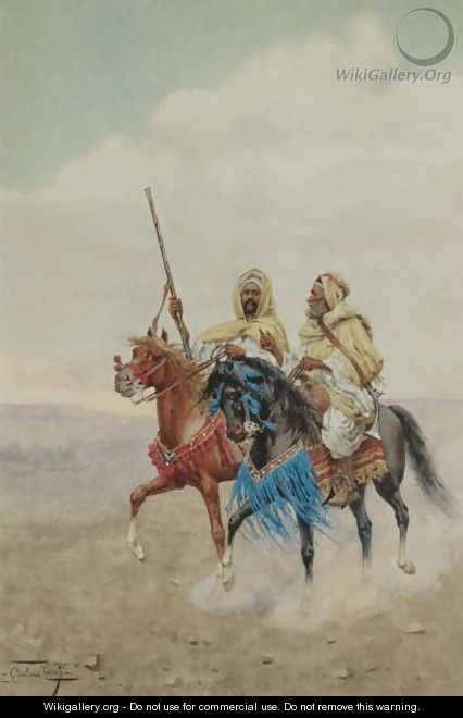 Horsemen Of The Desert - Giulio Rosati