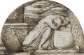 A Figure Weeping Over A Grave - George Richmond
