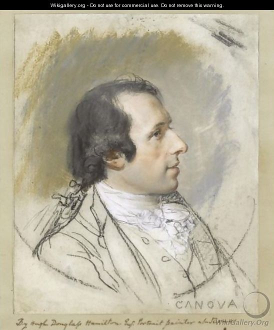 Portrait Of Antonio Canova (1757-1822) - Hugh Douglas Hamilton