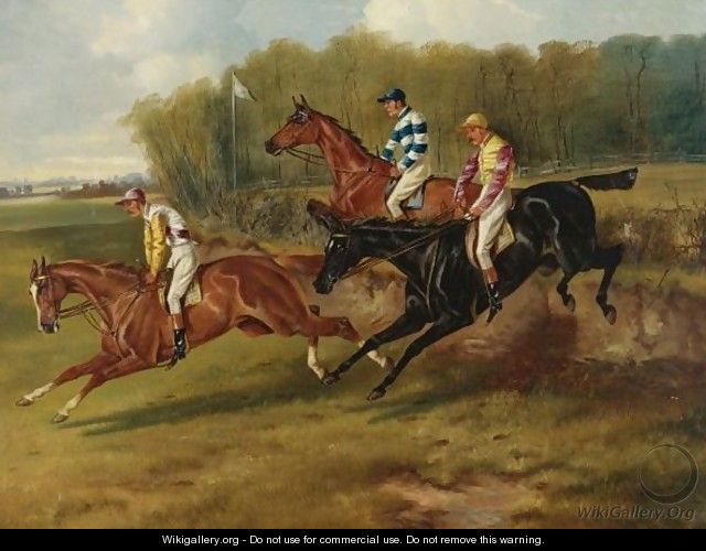 The Steeplechase - Alfred Wheeler