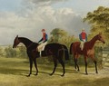 The Earl Of Chesterfield's Industry With W. Scott Up And Caroline Elvina With J. Holmes Up In A Paddock - John Frederick Herring Snr