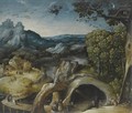 An Extensive Landscape With The Temptation Of St. Anthony - (after) Lucas Gassel