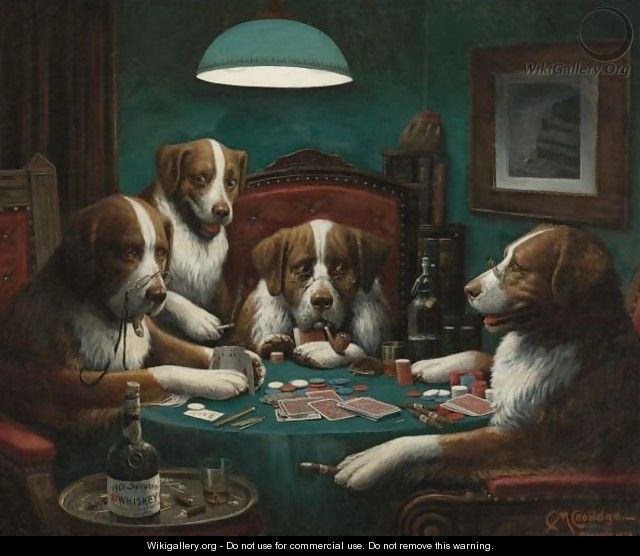 The Poker Game - Cassius Marcellus Coolidge