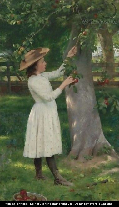 The Pick Of The Orchard (Picking Apples) - Seymour Joseph Guy