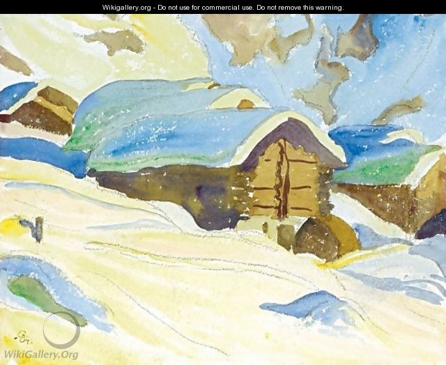 Winter Landscape - Giovanni Giacometti