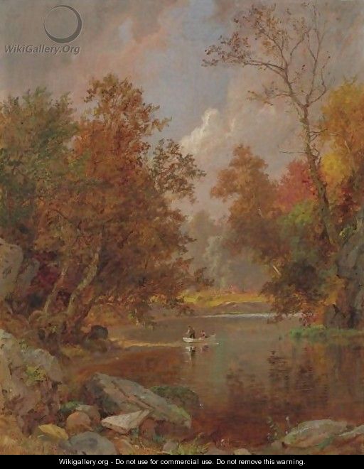 Autumn On The River - Jasper Francis Cropsey
