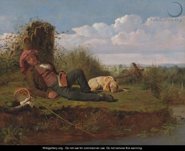 The Lazy Fisherman - William Tylee Ranney