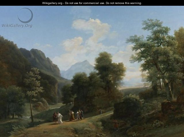 A Classical Landscape With Marius Fleeing Rome At The Approach Of Sylla 2 - Jean-Victor Bertin