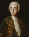 Portrait Of A Young Man In A Powdered Wig - (after) Pietro Antonio Rotari
