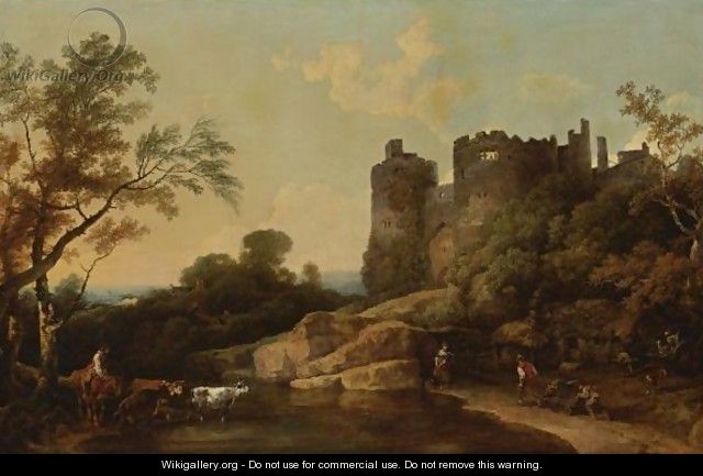 View Of Harlech Castle, Wales - Philip Jacques de Loutherbourg