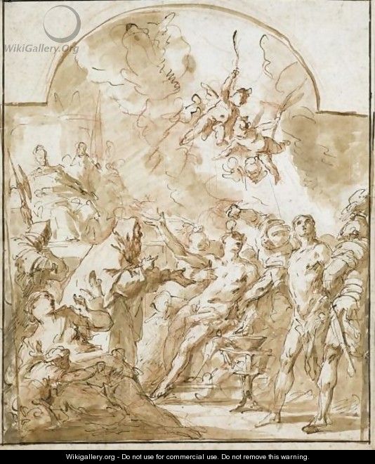The Martyrdom Of Sts Felix And Fortunatus - Gaspare Diziani