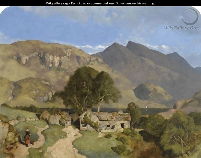 Lakeland Mountains, Crummock Water, Grassmoor And Whiteless Pike - William James Blacklock