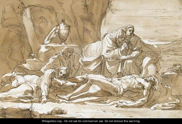 The Holy Women Mourning Over The Body Of The Dead Christ - Mauro Gandolfi