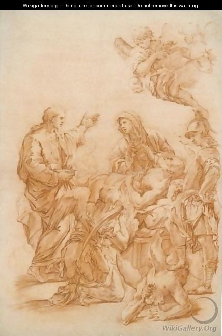 The Death Of St Joseph - Luca Giordano