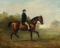 Out For A Ride, A Gentleman On A Bay Hunter - English School