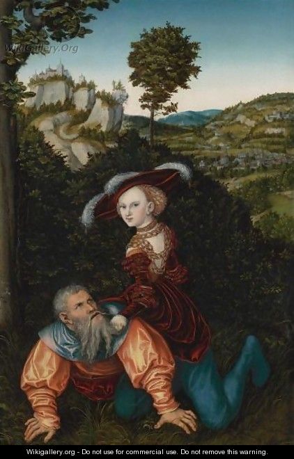 Phyllis And Aristotle - Lucas The Elder Cranach
