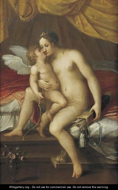 Venus And Cupid 2 - (after) Lavinia Fontana