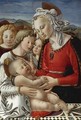 The Madonna And Child With Three Angels ('The Benson Madonna') - Fra Diamante