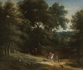 Landscape With Hunters - (after) Jan Baptist Huysmans