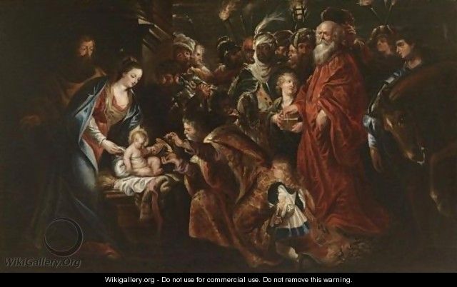 The Adoration Of The Magi 12 - (after) Sir Peter Paul Rubens