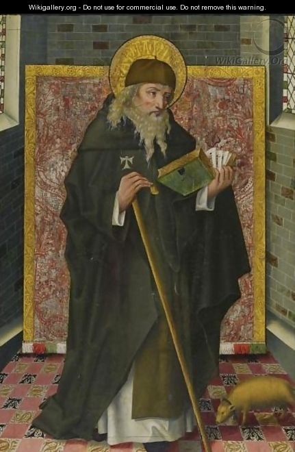 Saint Anthony Abbot - Spanish Unknown Masters