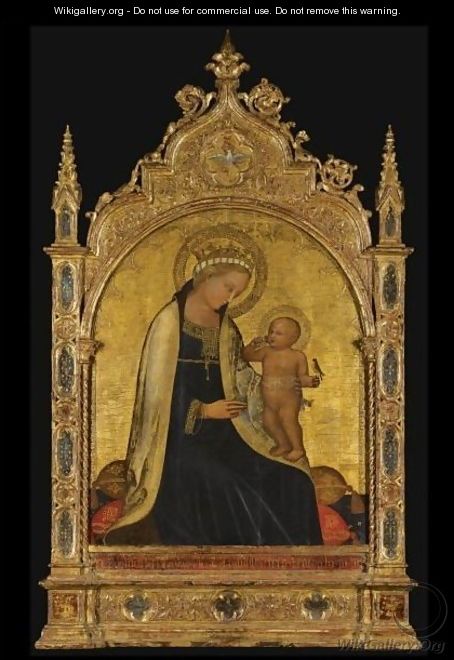 Madonna Of Humility - Domenico da Montepulciano Pietro di