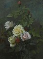 Roses A Pair Of Still Lifes - George Cochran Lambdin