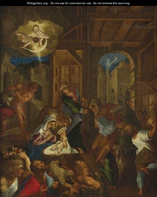 The Nativity 2 - Flemish School