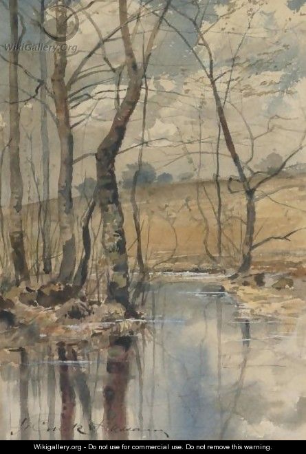 Woodland Pond - Frederick Childe Hassam