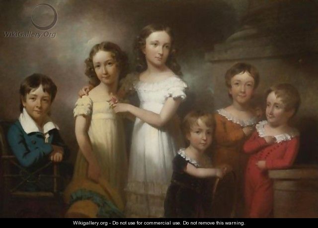 The Children Of Henry Livingston - Henry Inman