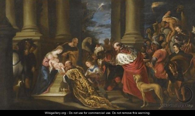 The Adoration Of The Magi - Juan Antonio Frias y Escalante