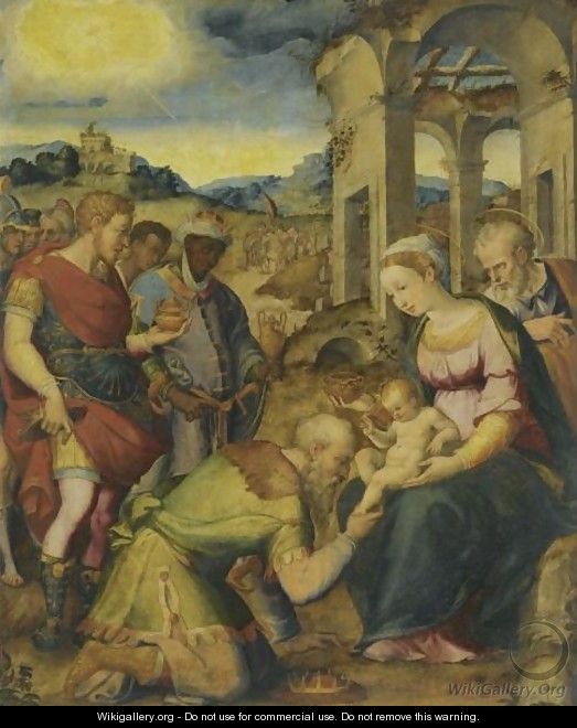 The Adoration Of The Magi - (after) Giorgio Vasari