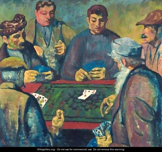 The Card Players - Giovanni Giacometti