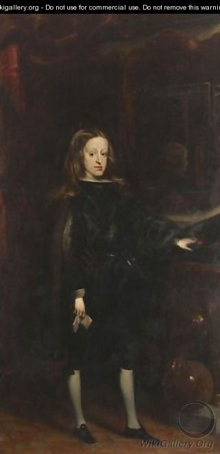 Portrait Of Charles II, King Of Spain (1661-1700) - Juan Carreno De Miranda