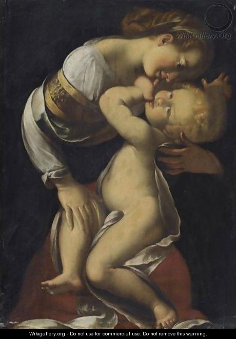 The Madonna And Child - (after) Giulio Cesare Proccaccini