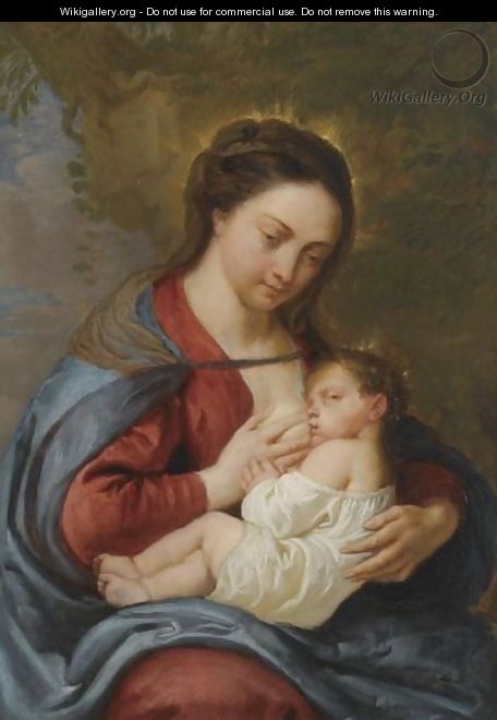 Madonna And Child 2 - (after) Sir Peter Paul Rubens