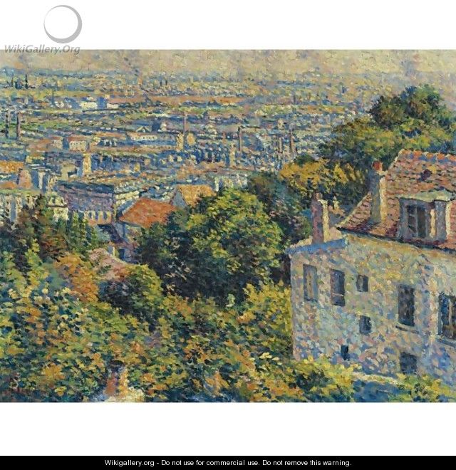 Montmartre, De La Rue Cortot, Vue Vers Saint-Denis - Maximilien Luce
