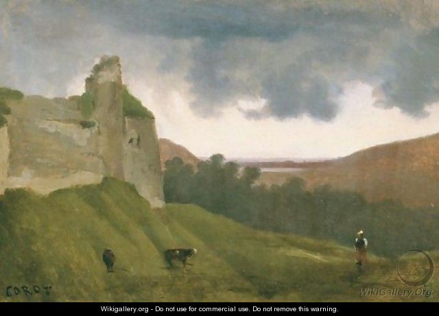 Arques, Ruines Du Chateau - Jean-Baptiste-Camille Corot