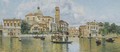 San Geremia And The Palazzo Labia From The Grand Canal - Antonio Maria de Reyna