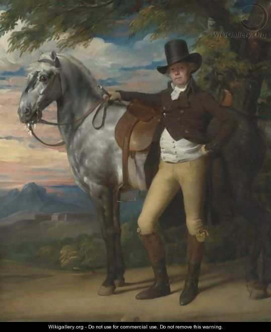 John Wombwell With A Grey Hunter - John Singleton Copley