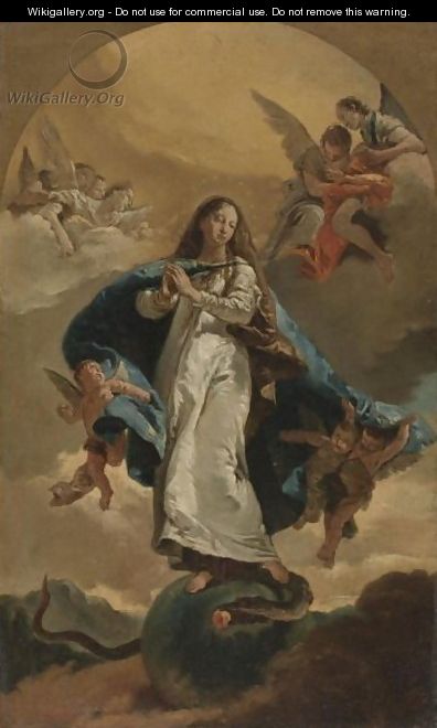 The Immaculate Conception 2 - (after) Giovanni Battista Tiepolo