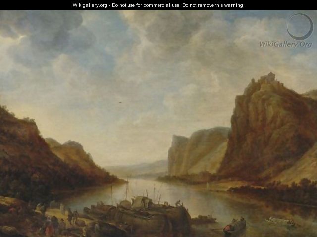 A View Of The Rhine Near Hammerstein - Herman Saftleven