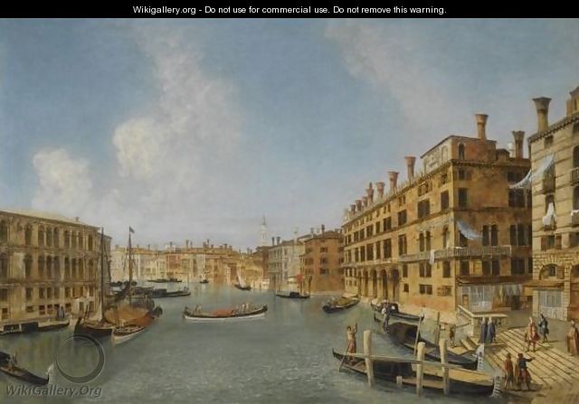 View Of The Grand Canal, Venice, With The Fondaco Dei Tedeschi - Jacob More