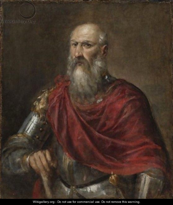 Portrait Of An Admiral, Probably Francesco Duodo (1518-1592) - Tiziano Vecellio (Titian)