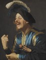 A Laughing Violinist - Gerrit Van Honthorst