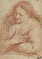 Head And Shoulders Of A Woman, Her Arms Crossed - Venetian School