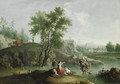 Paesaggio Fluviale Con Figure - Domenico Pecchio