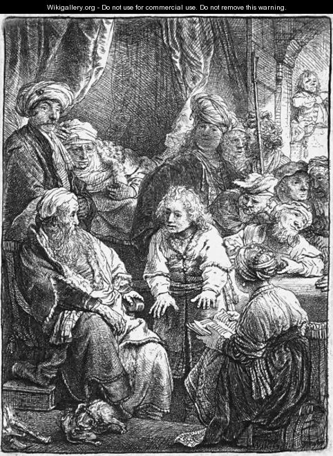 Joseph Telling His Dreams - Rembrandt Van Rijn