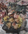 Flowers In A Bronze Bucket - Lovis (Franz Heinrich Louis) Corinth